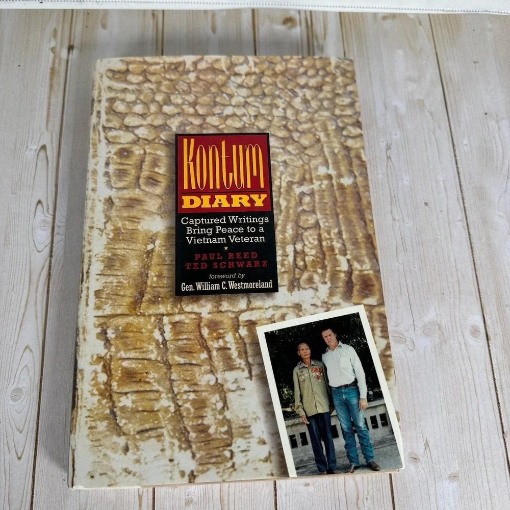Kontum Diary Paul Reed 1996 First Printing Signed Vietnam War Memoir Summit